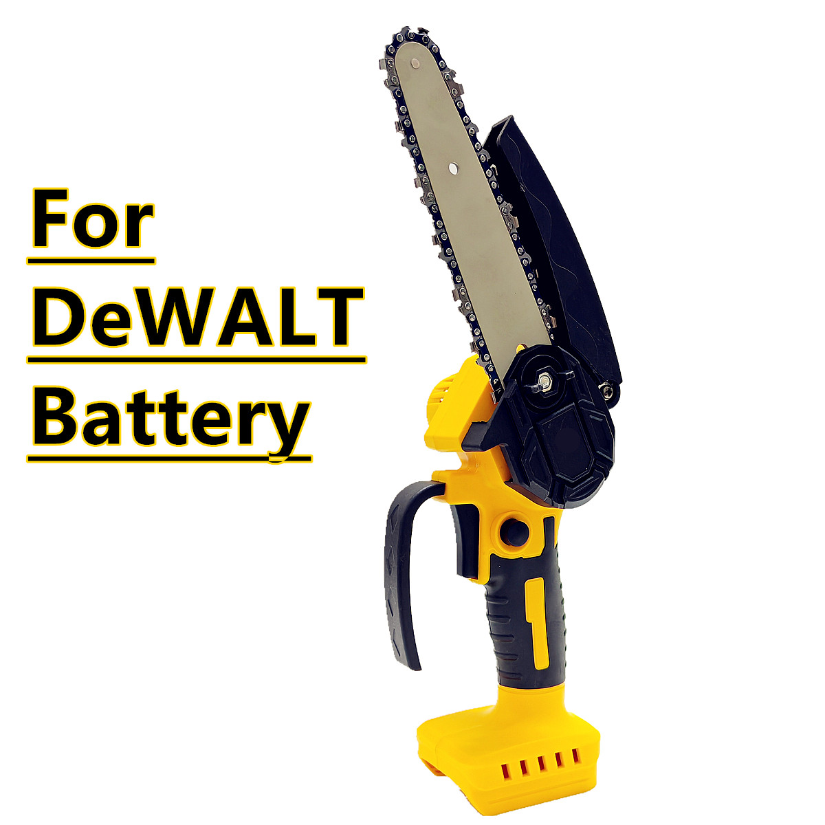 Power Tools Pink - DeWALT 18V 20V バッテリーコードレスチェーンソーミニ電気チェーンソー 6 インチ木工庭の伐採電動ツールに適合