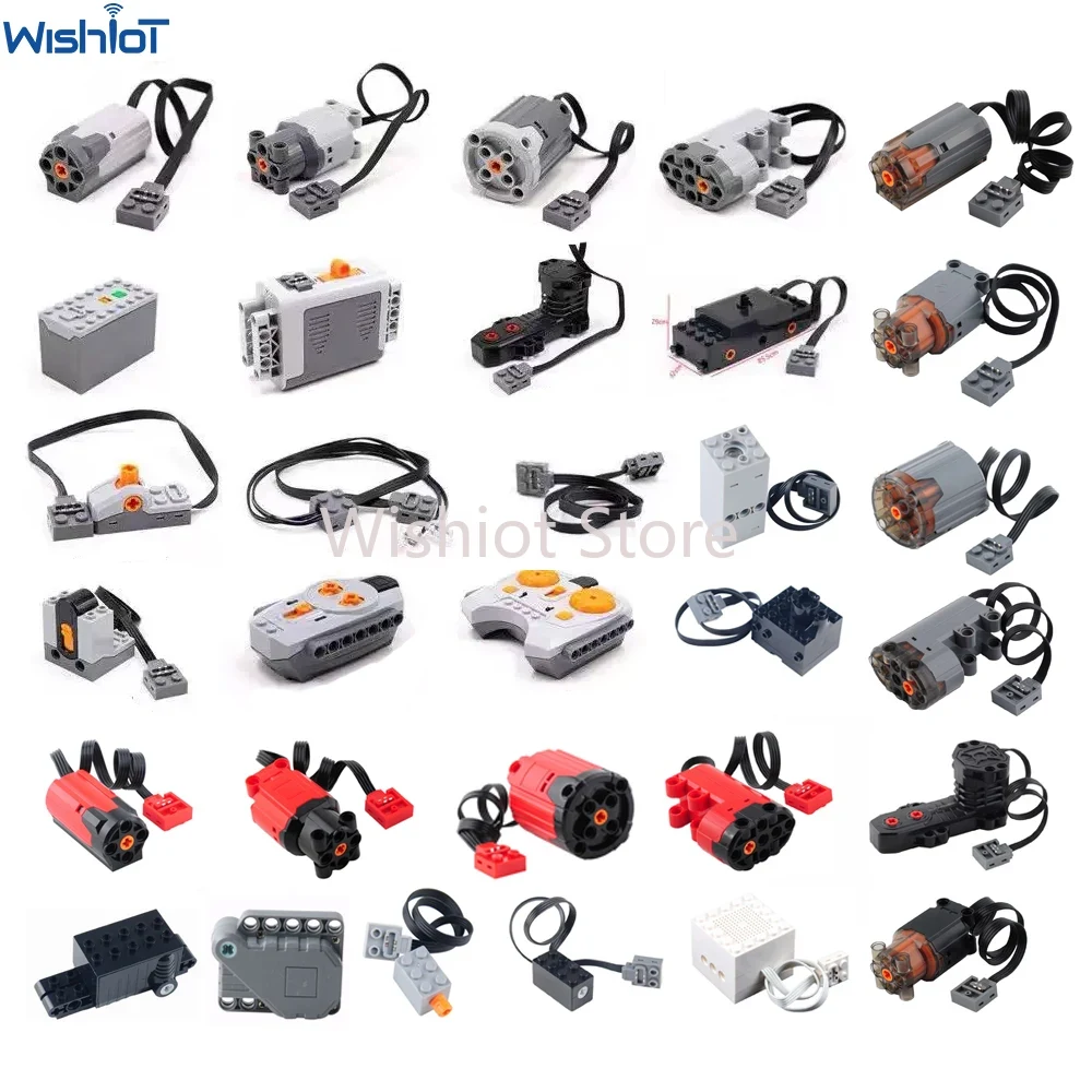Power Tools List - 電源機能アップグレードモーターテクニカルパーツ MOC マルチツールサーボトレインモーター 8293 8883 ビルディングブロック受信機制御セット