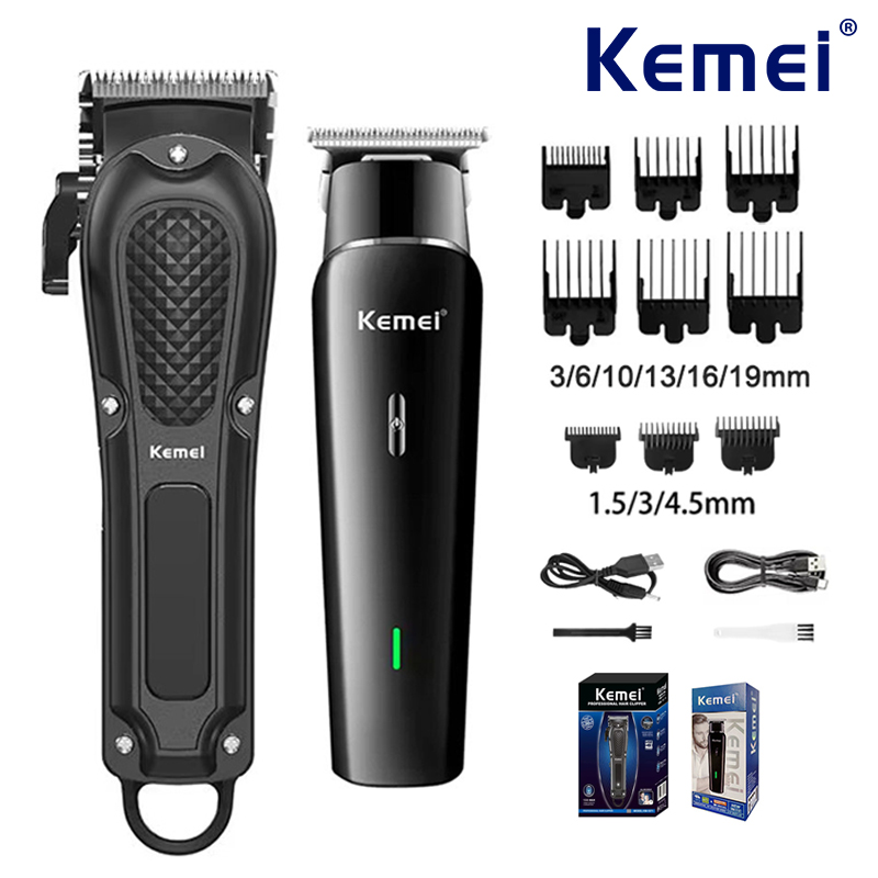 Power Tools List - Kemei 電気バリカンセット UBS 充電式ひげトリマー男性用強力な電気バリカントリミングツール KM-1071、1115、キット