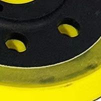 Power Tools Yellow And Black - 黄色と黒の5インチ研磨ディスク、RES-1250サンダー用8穴フォームサンディングパッド、研磨バッファプレート、電動工具アクセサリー