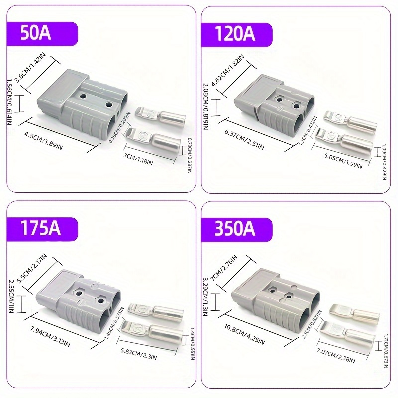 DC 電源用 50A-350A アンダーソンスタイルプラグコ - Power Tools List のレビューと価格