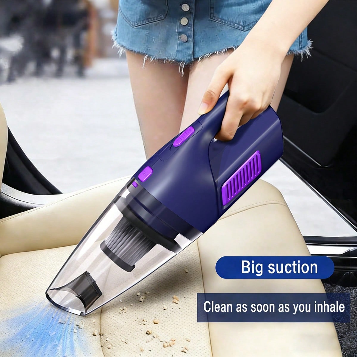 CascadeVac ハンドヘルド車用掃除機、強力な吸引力、 - Power Tools Hand Held のレビューと価格