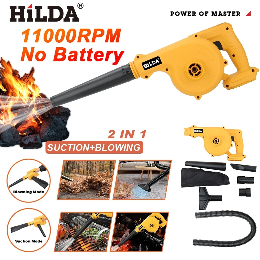 HILDA 18V 電動送風機 2IN 1 掃除機ダストコン - Power Tools Pink のレビューと価格