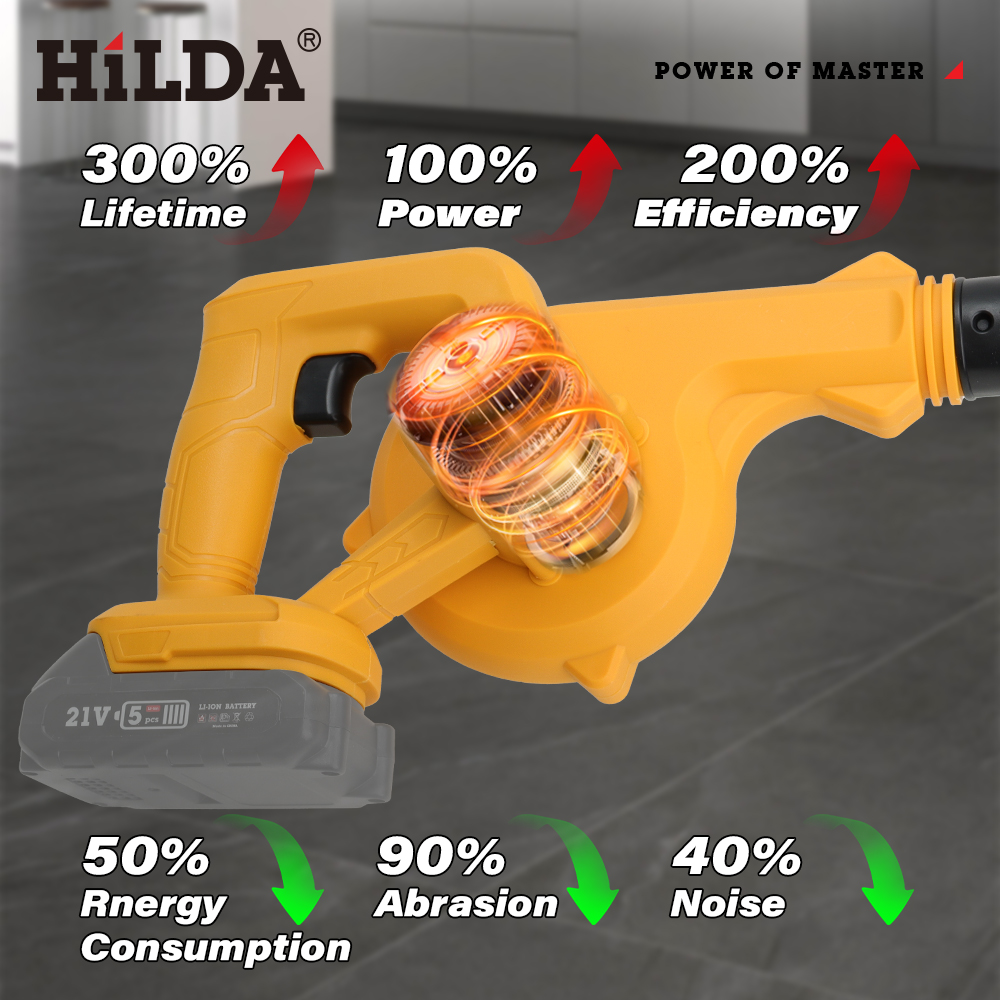 HILDA 18V 電動送風機 2IN 1 掃除機ダストコン - Power Tools Pink のレビューと価格