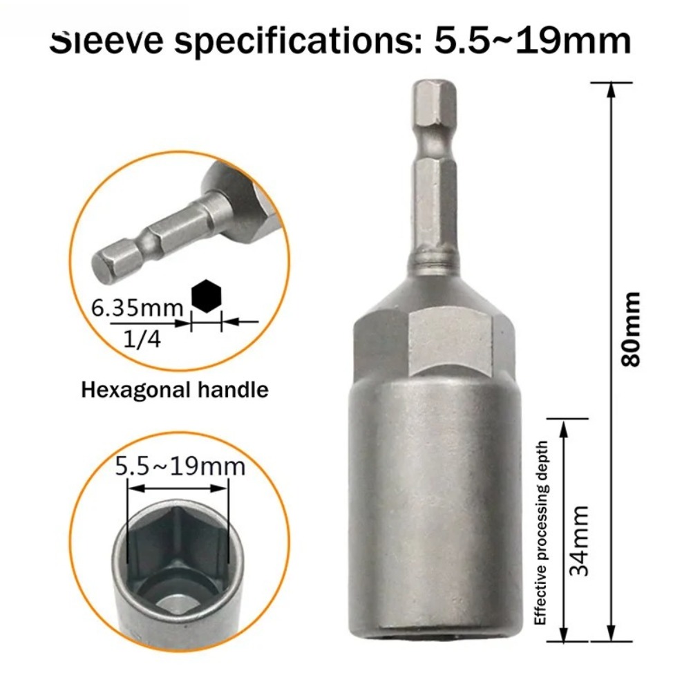 1/5/10/15個入り 80mm長さ ディープパワーナット - Power Tools List のレビューと価格