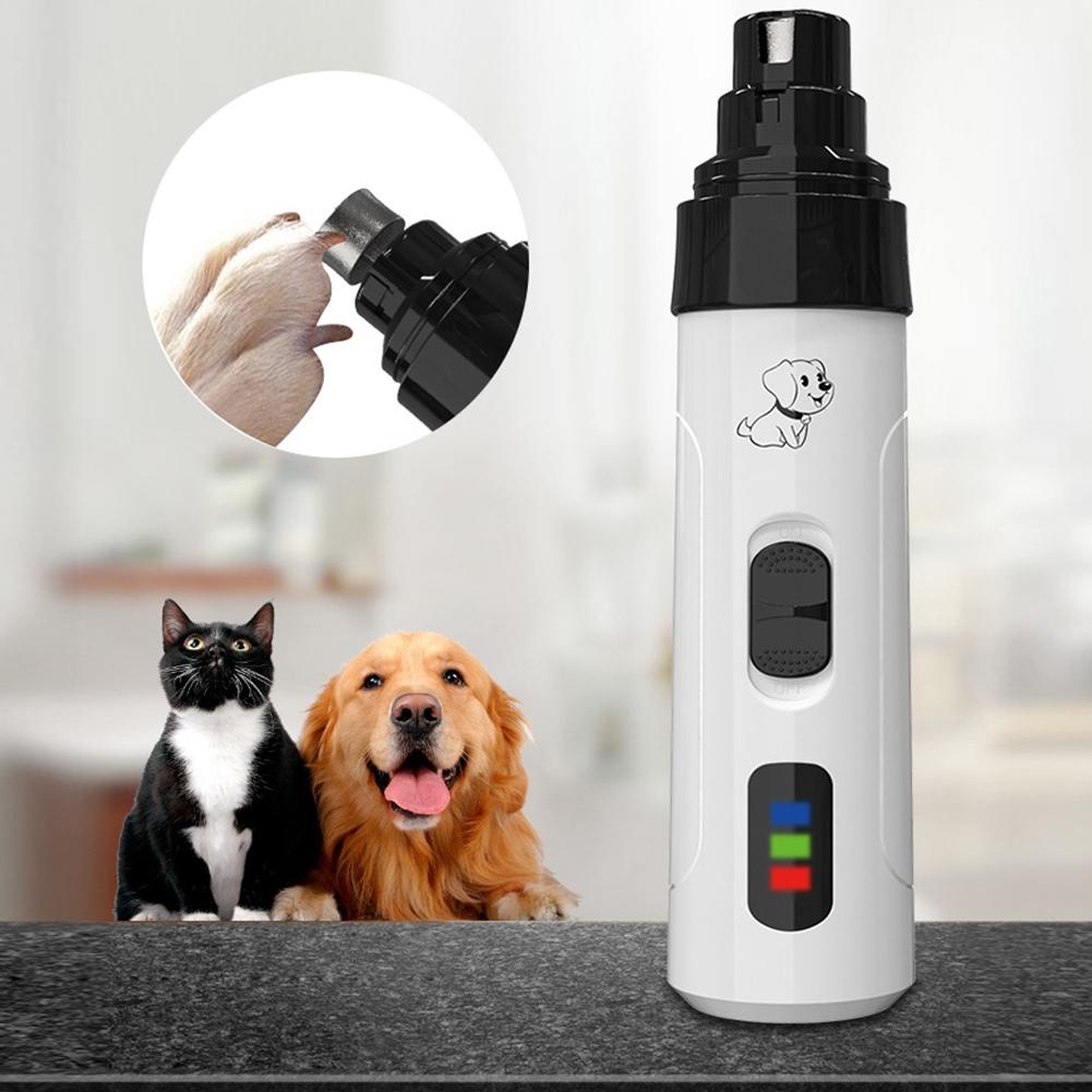 ペットネイルポリッシャー犬電動爪切り猫充電爪切りLED爪切り - Power Tools Cat のレビューと価格
