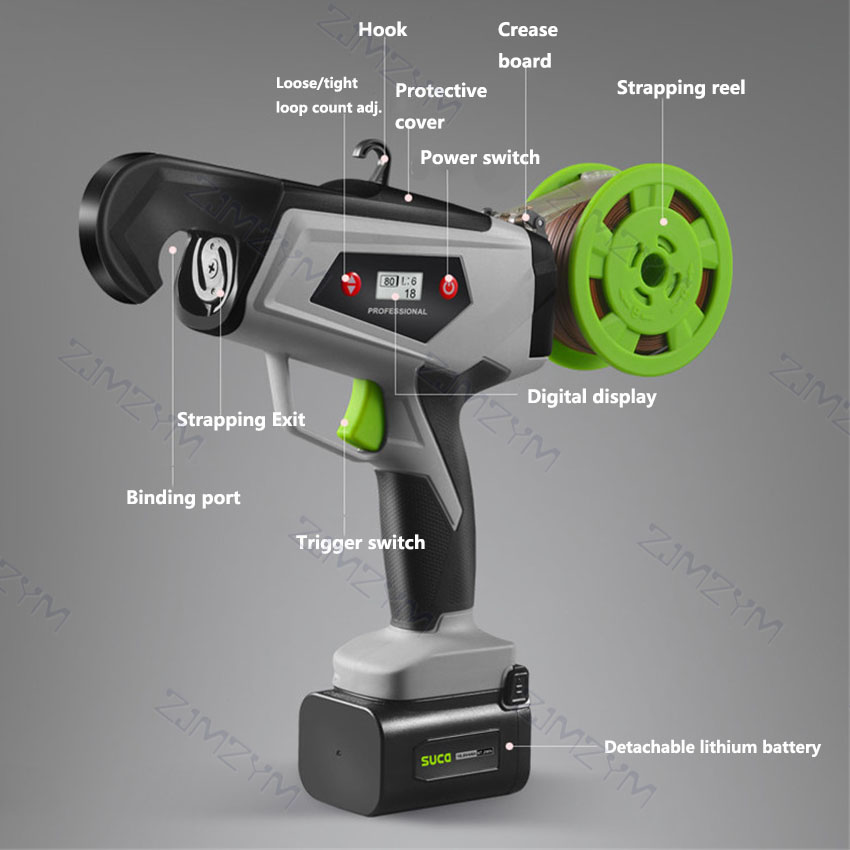 電動枝結束機、ブドウの枝や藤の結束に最適な全自動結び機、園芸 - Power Tools In Electrical のレビューと価格