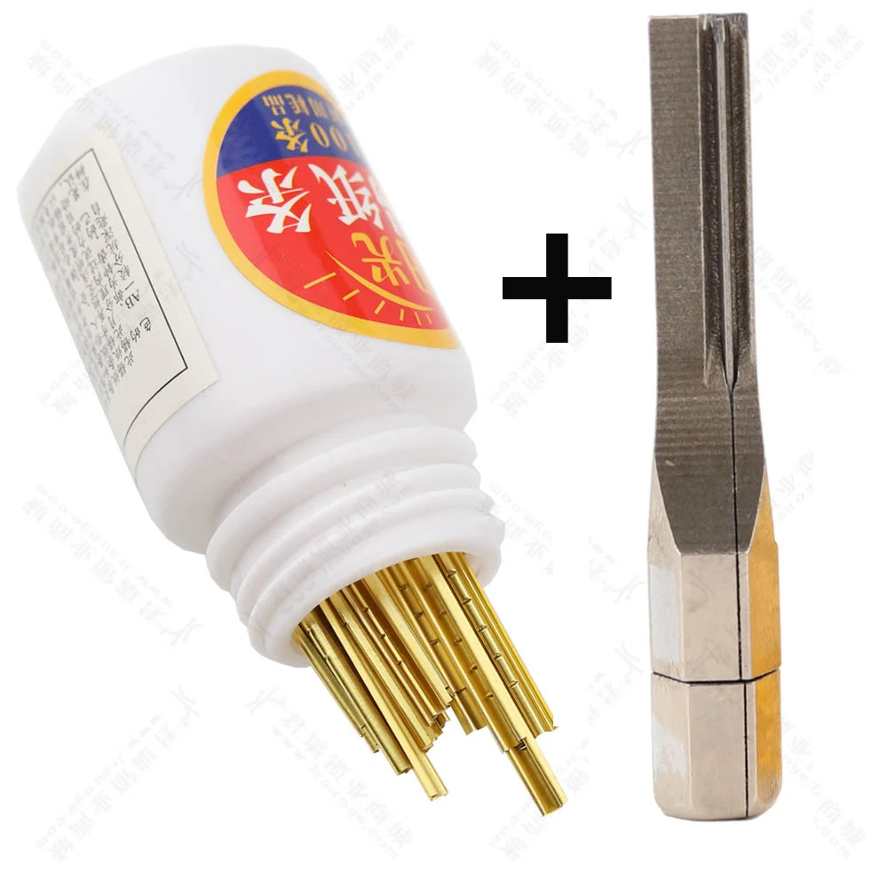100個入り 完成品の錫箔ストリップ ゴールドとシルバーの錫 - Power Key Tools のレビューと価格