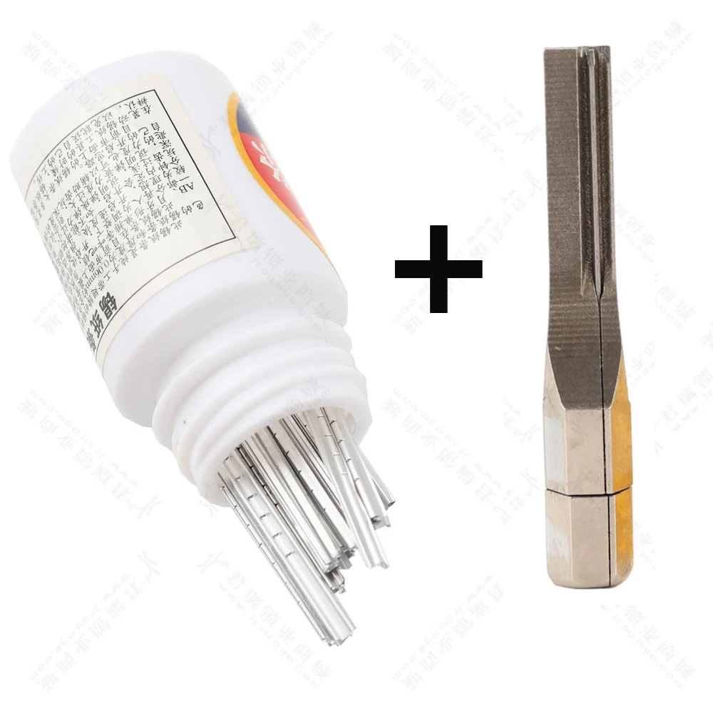 100個入り 完成品の錫箔ストリップ ゴールドとシルバーの錫 - Power Key Tools のレビューと価格