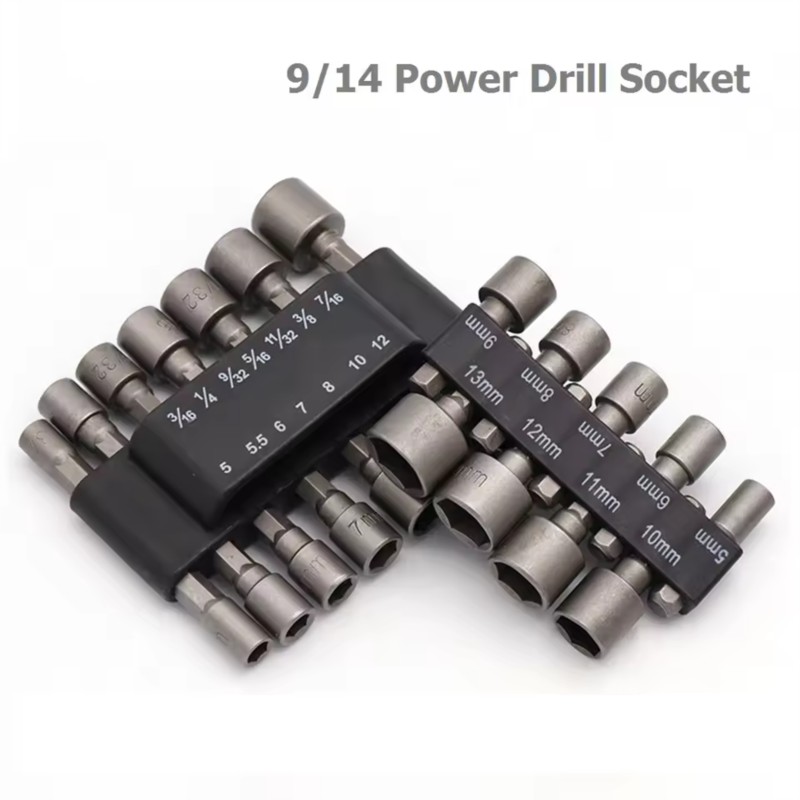 9/14 個セットソケットレンチ電動ドリルビットナットドライ - Power Tools List のレビューと価格