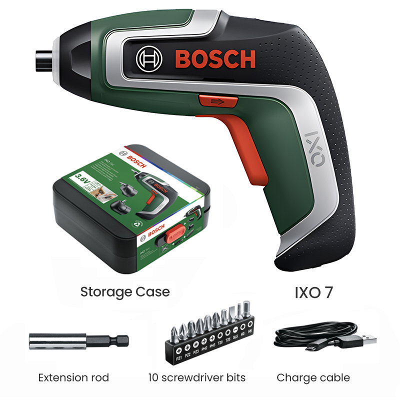 ボッシュ IXO 7 コードレスドライバー、3.6V USB - Power Tools Portable のレビューと価格