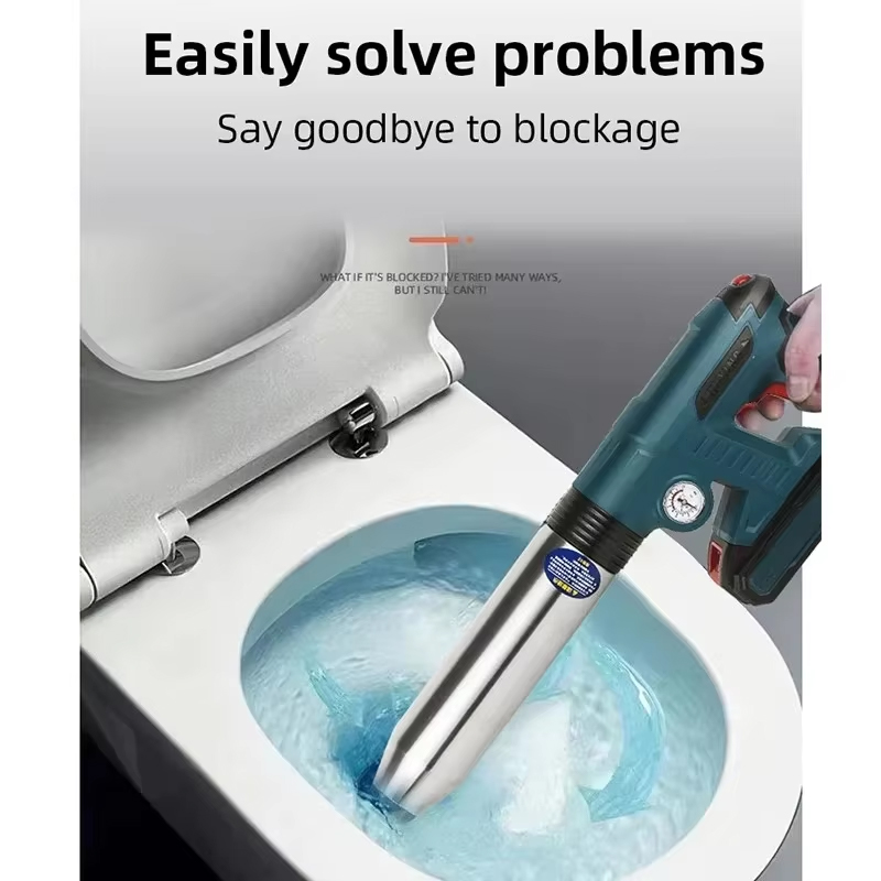 電動エアープランジャー式トイレ詰まり除去ツール - 強力なパ - Power Tools In Electrical のレビューと価格