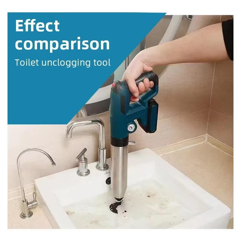 電動エアープランジャー式トイレ詰まり除去ツール - 強力なパ - Power Tools In Electrical のレビューと価格